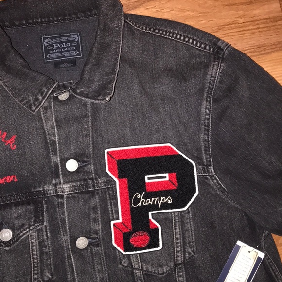 NWT POLO BY RALPH LAUREN BULLDOG VARSITY JACKET - Picture 6 of 8